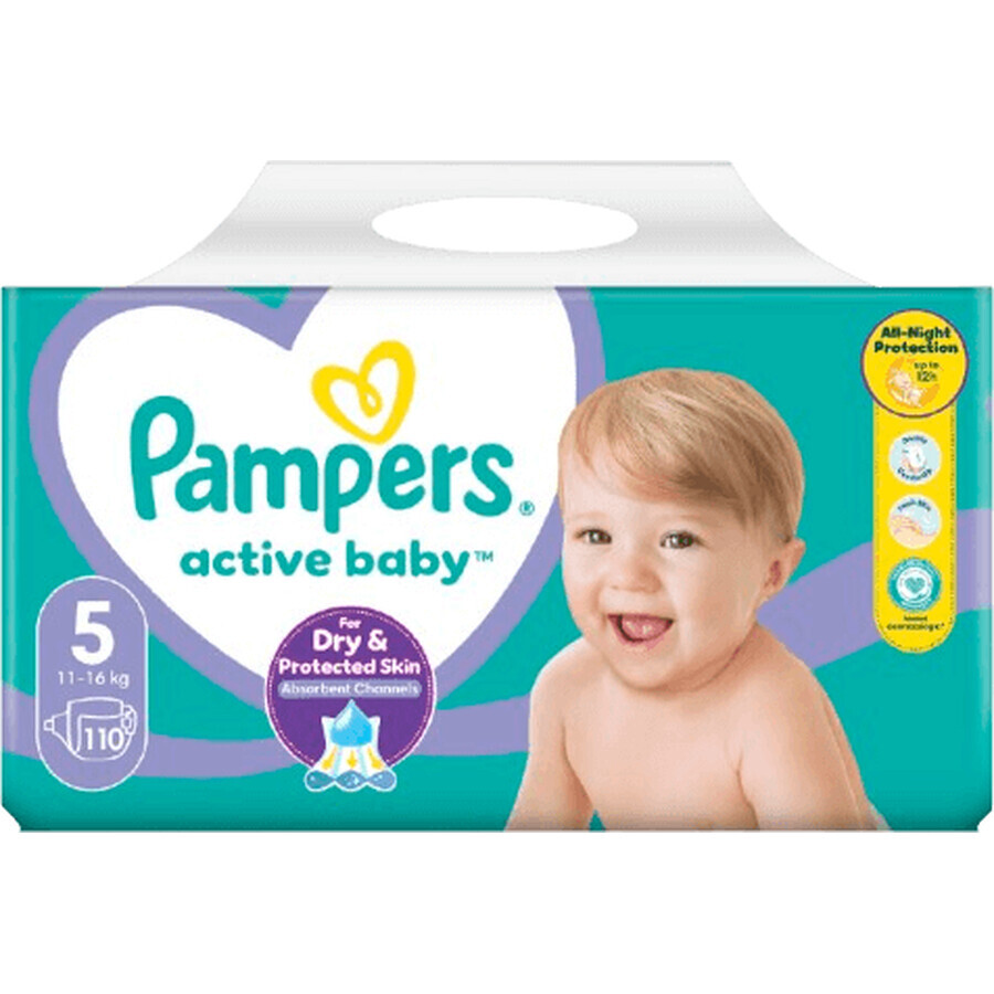 Pampers Active Baby MP+ S5 (11-16 kg) 110 pcs