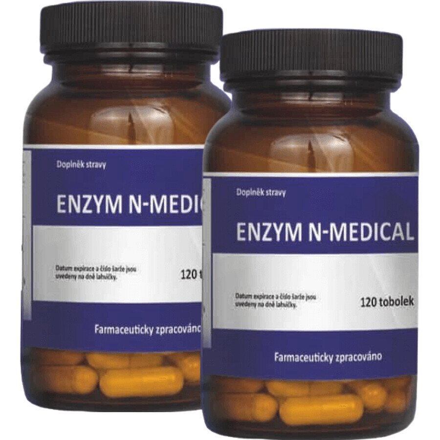 N-Medical Enzyme DUOPACK 2 x 120 cápsulas