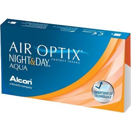 Alcon Air Optix Night & Day Aqua -1,50D, curvatura: 8,60 6 uds.