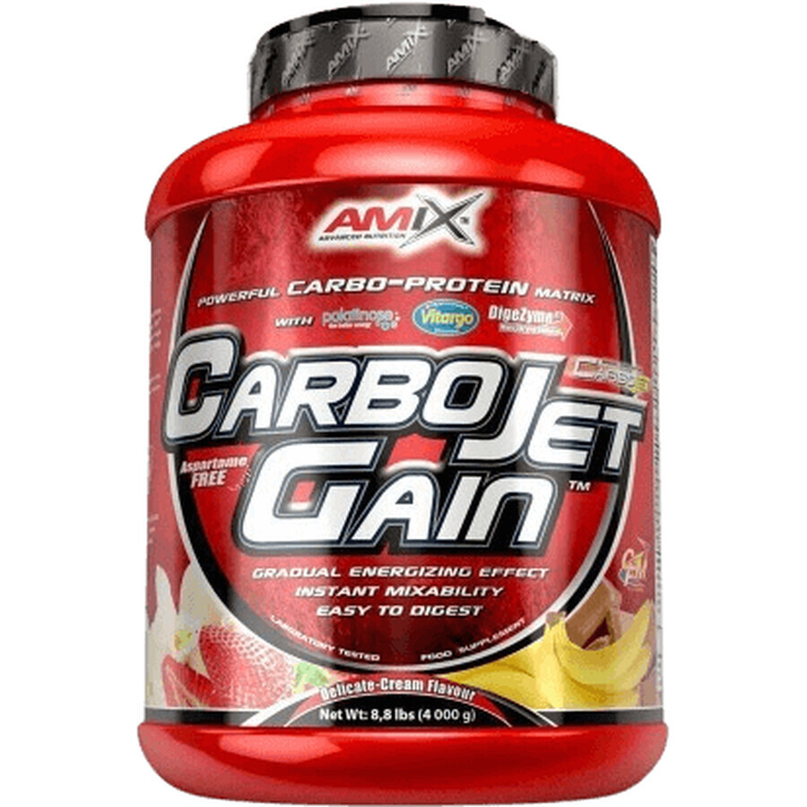 Amix CarboJet Gain, Plátano, 4000 g