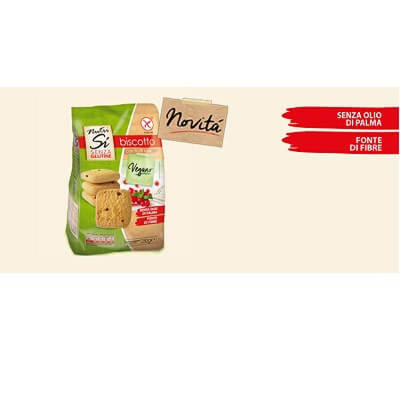 Galletas veganas de frutos rojos, 250 g, 8521, Nutri Free