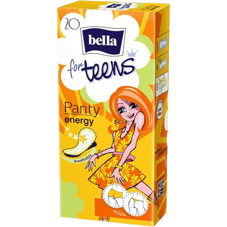 Bella for teens Energy Almohadillas para braguitas 20 unidades