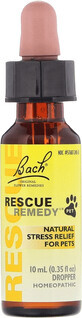 Dr Bach Rescue Remedy Gotas para animales 10 ml