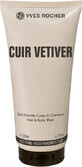 Yves Rocher Gel de Ducha Corporal y Capilar Cuir Vetiver 200 ml