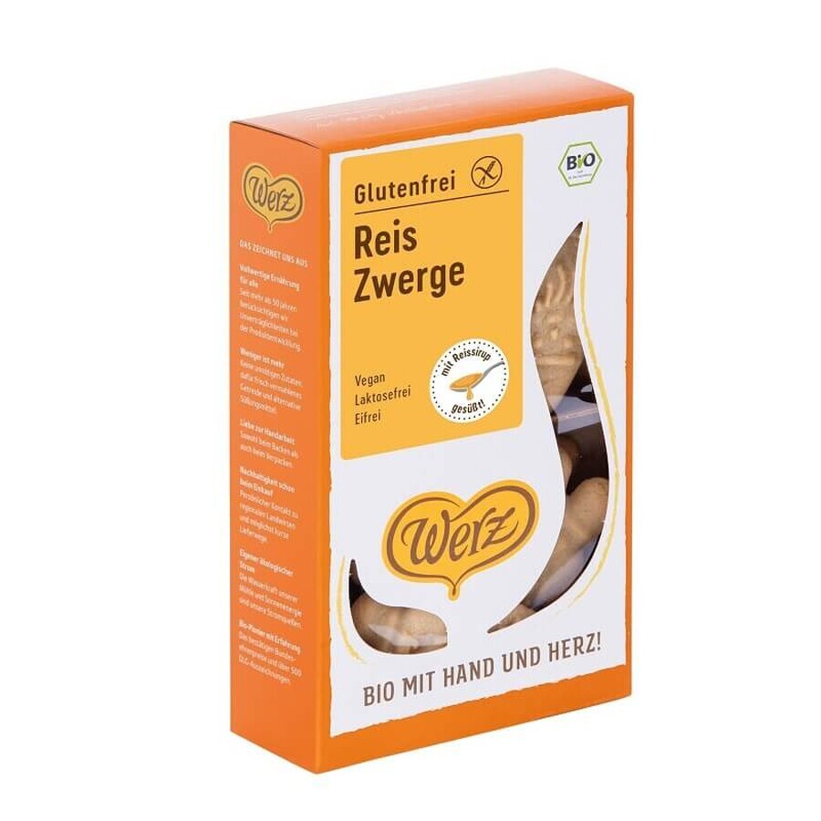 Biscuti Eco din orez integral, 125 g, Werz