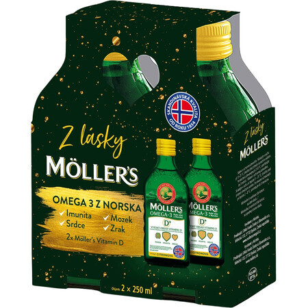 Möllers Omega 3 pack regalo 2 x 250 ml