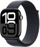 Apple Watch Series 10 GPS 42mm Caja de aluminio negro azabache de 42mm con bucle deportivo de tinta