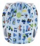 Ba&#241;ador T-Tomi con pa&#241;al, m&#225;quina azul, talla S 5 - 8 kg