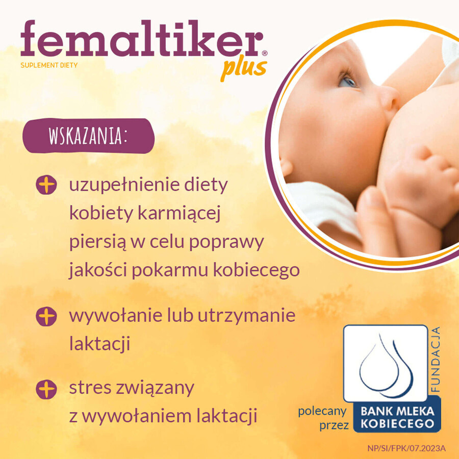 Femaltiker Plus, sabor caramelo, 2 x 12 sobres