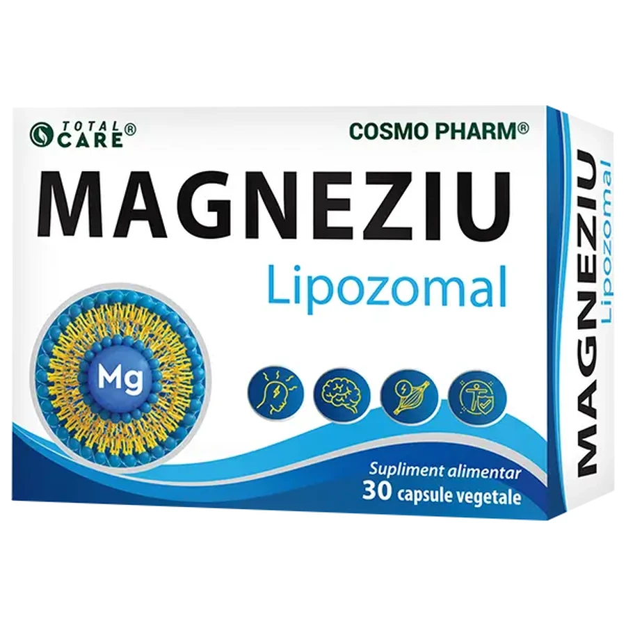 Magnesio Lipozomal, 30 cápsulas vegetales, Cosmopharm