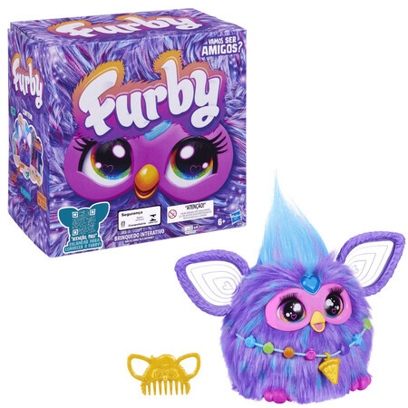 Furby Interaktives Spielzeug, 15 cm, +6 Jahre, Lila, Hasbro, Hasbro