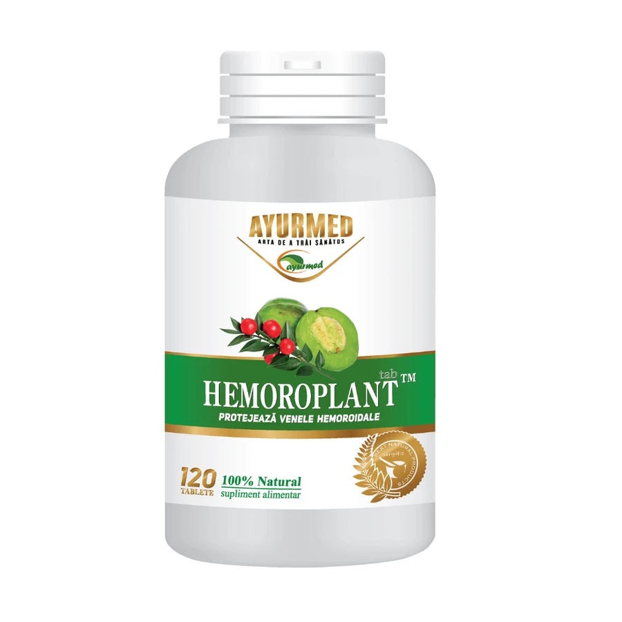 Hemoroplant, 120 compresse, Ayurmed