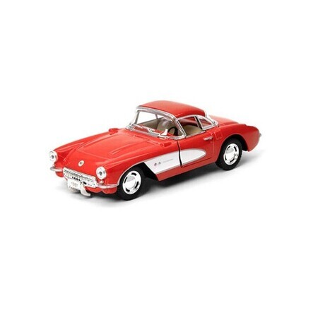 Chevrolet Corvette 1957, 13 cm, 3 años+, Kinsmart