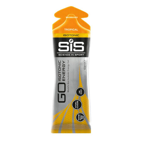 Go Isotonic Tropical Isotonic Energizing Gel, 60 ml, Sis