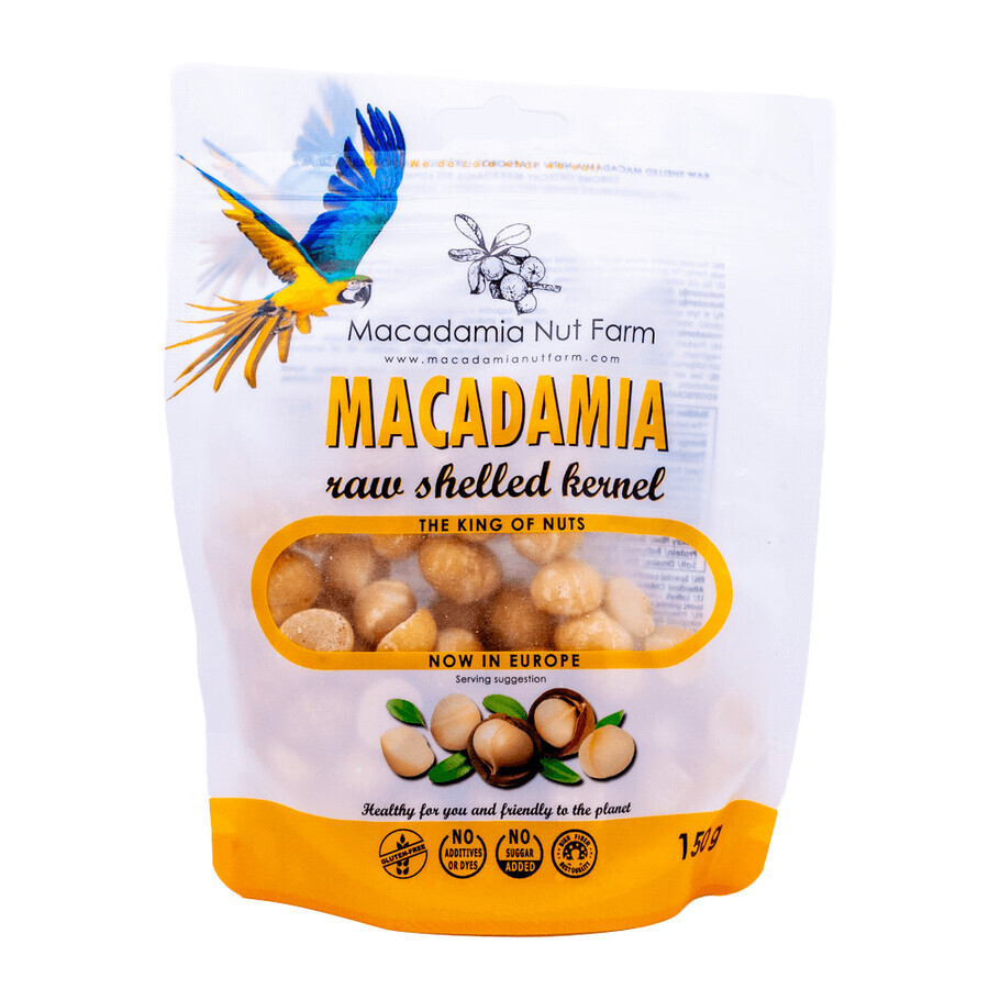 Nueces de macadamia crudas sin cáscara, 150 g, Macadamia