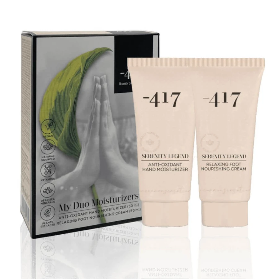 Verzorgingsset, Handcrème 50 ml + Voetcrème 50 ml My Duo Moisturisers Ocean, Minus 417