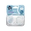Chupetes ortodónticos Night Time, 0-6 meses, 2 piezas, Blanco, Tommee Tippee