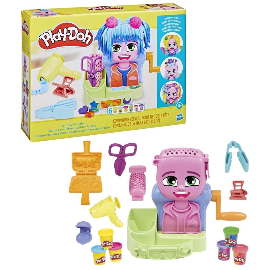 Set in plastilina Salone da parrucchiere, +3 anni, Play Doh