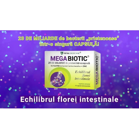 Megabiotic, 10 cápsulas enterosolubles, Cosmopharm