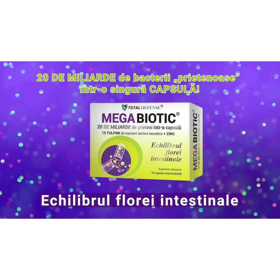 Megabiotic, 10 cápsulas enterosolubles, Cosmopharm