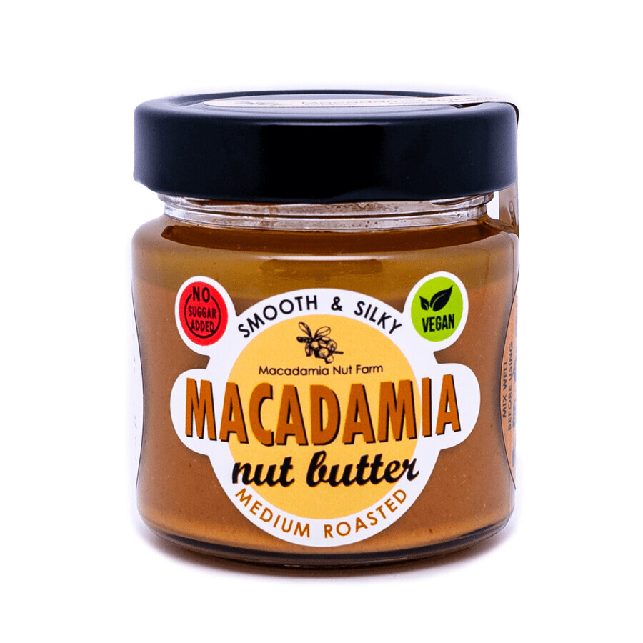 Fine macadamia nut cream - medium roasted, 180 g, Macadamia