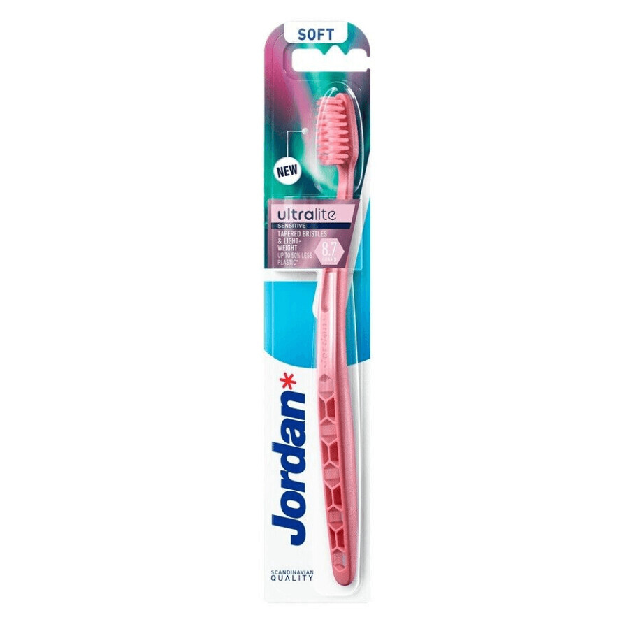 Cepillo de dientes para adultos Ultralite Sensible, Suave, Jordan