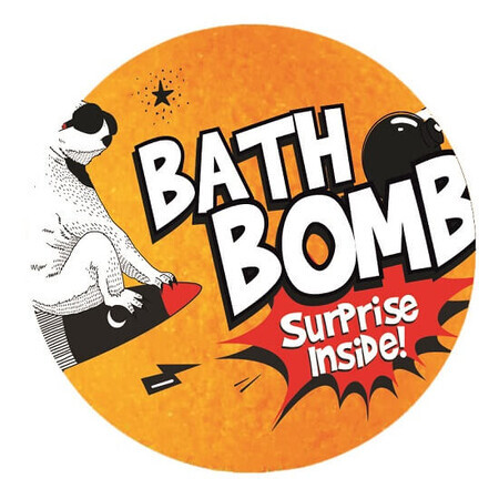 Surprise bath bomb, Pineapple, Orange scent, 120 gr, LAQ