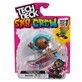 Sk8 Crew Mini monopat&#237;n y figura con casco azul, 9,6 cm, 5 a&#241;os+, Tech Dech