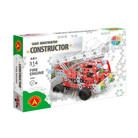 Juego Fire Engine Stem Constructor, +8 años, 314 piezas, Alexander Toys