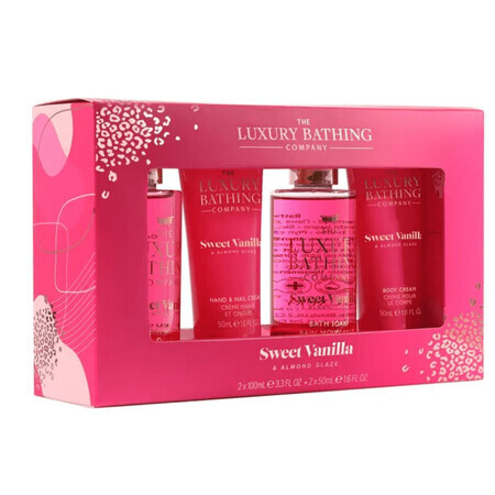 Set Cadou Top to Toe Essentials Sweet Vanilla & Almond Glaze, El Baño de Lujo