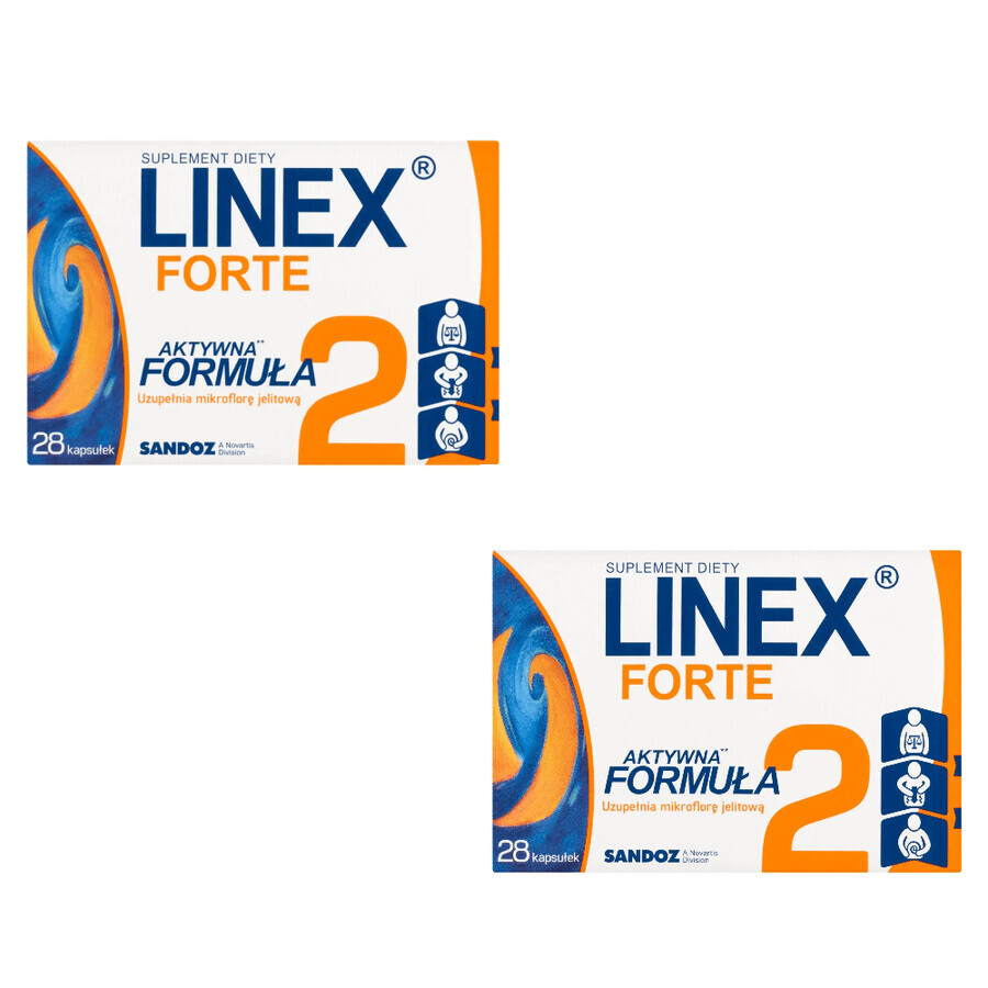 Linex Forte, 2 x 28 cápsulas