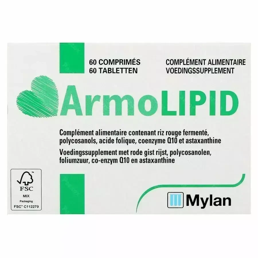 ArmoLipid, 2x60 tabletten, Mylan