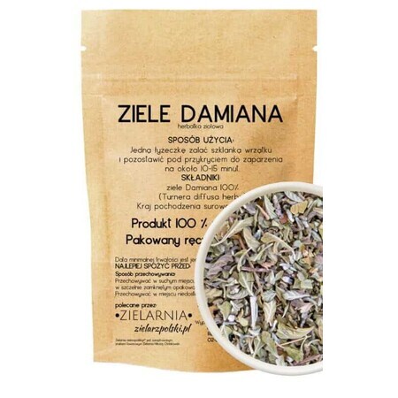 Damiana planta 50g ZIELARZPOLSKI