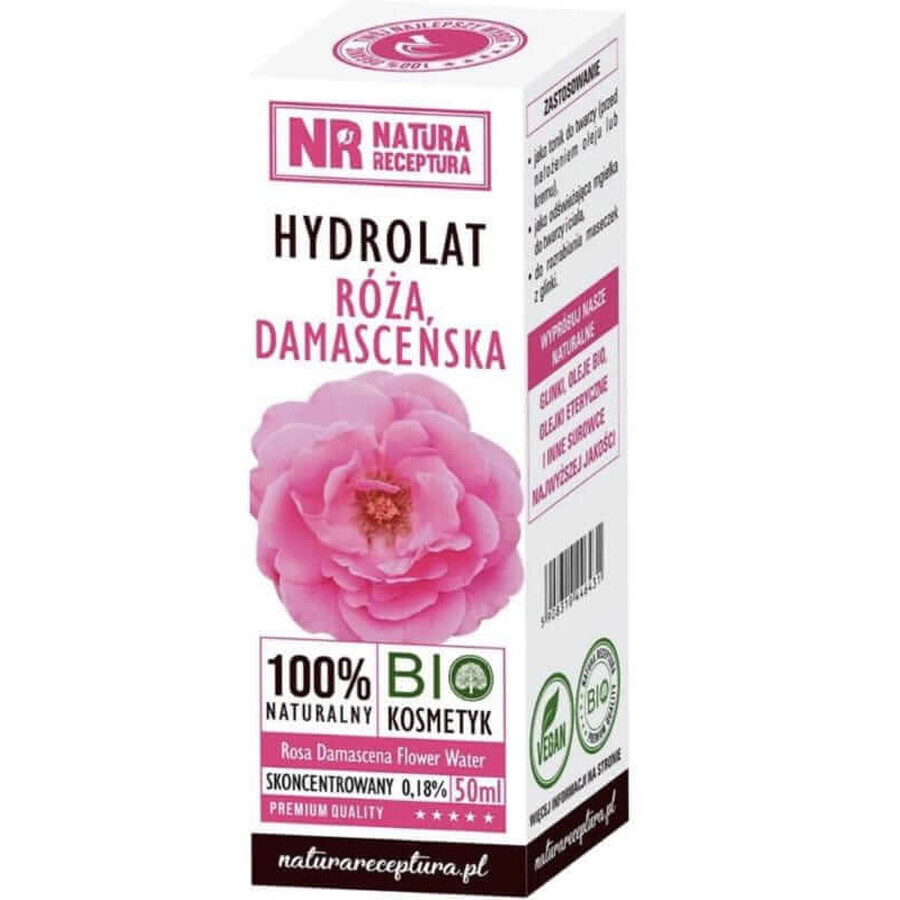 Hidrolato de Rosa de Damasco 50ml Natura Receptura