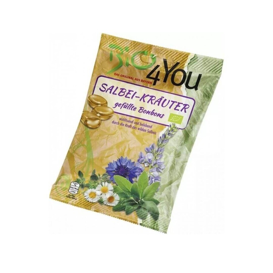 Salie en kruiden snoepjes, 75 gr, Bio4you