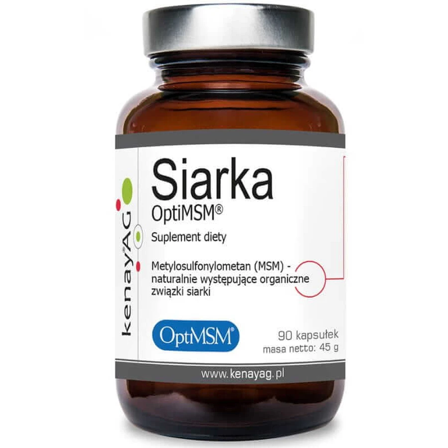 OptiMSM Sulf 1500 mg, 90 cápsulas Kenay
