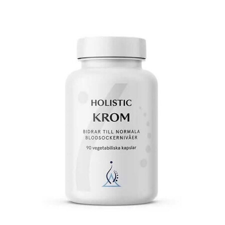 Holistic Krom GTF Picolinato de cromo 200 μg 90 cáps.