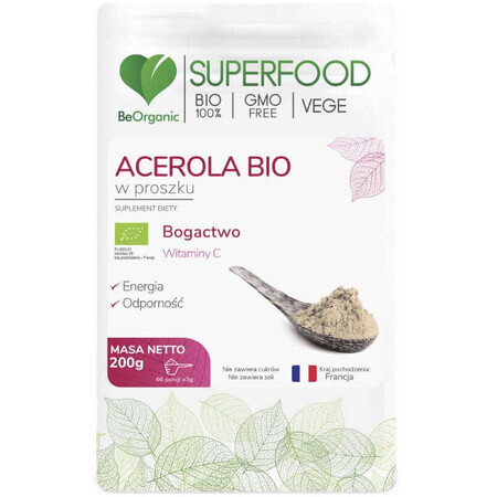 BeOrganic Acerola ecológica en polvo 200g