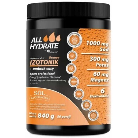 Arancia isotonica + aminoacidi 840g ALLHydrate