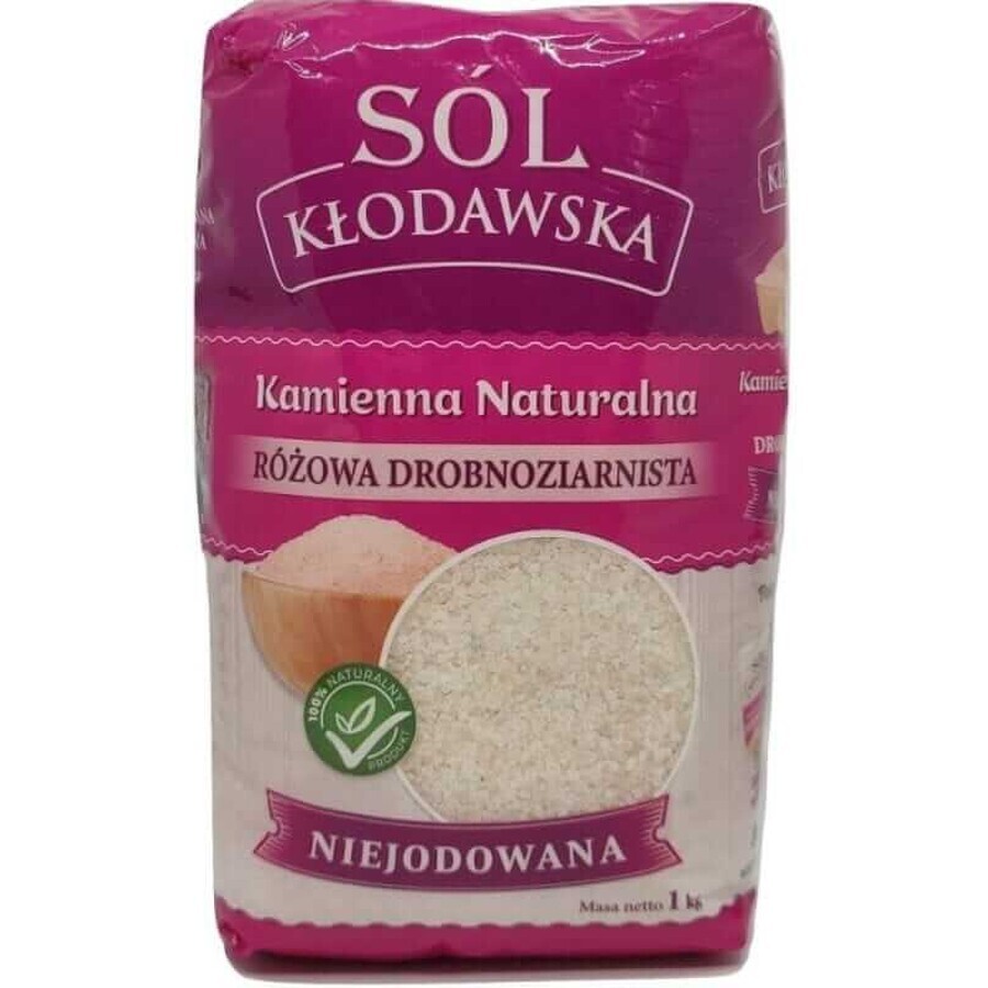 Sal rosa sin yodar de grano fino Kłodawska 1 kg