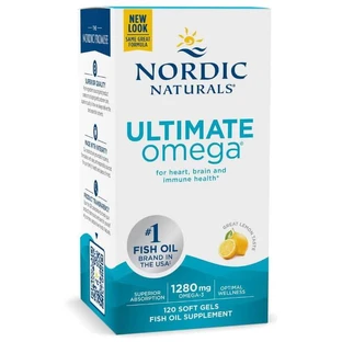 Ultimate Omega, 1280 mg, citron, 120 gélules Nordic Naturals