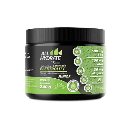 Electrolitos Limonada Junior 240g ALLHydrate