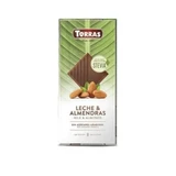 Vollmilchschokolade mit Mandeln, 125 g, Torras
