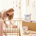 Bambino, șervețele emoliente 3in1, 57 bucăți