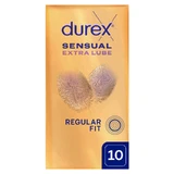 Durex Sensual Extra Lube, extra moistened condoms, 10 pieces