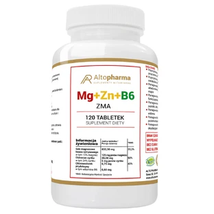 AltoPharma Magnesio + Zinc + Vitamina B6, 120 comprimidos