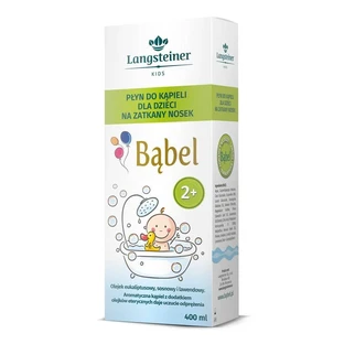 Langsteiner Kids Bubble, Kinderbadezusatz bei verstopfter Nase, ab 2 Jahren, 400 ml