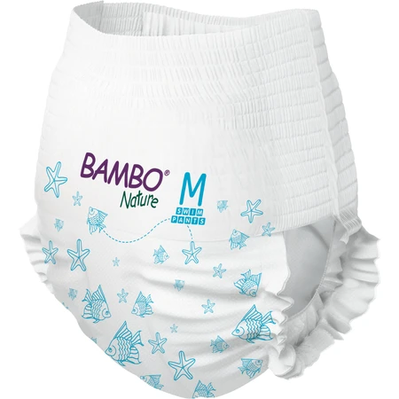 Bambo Nature Pants Swim, scutece de înot, mărimea M, 12+ kg, 12 buc