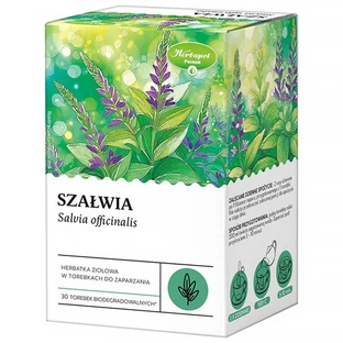 Herbapol Salvia, tisana, 30 bustine biodegradabili
