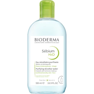 Bioderma Sébium H2O apă micelară pentru ten gras și acnee 500 ml